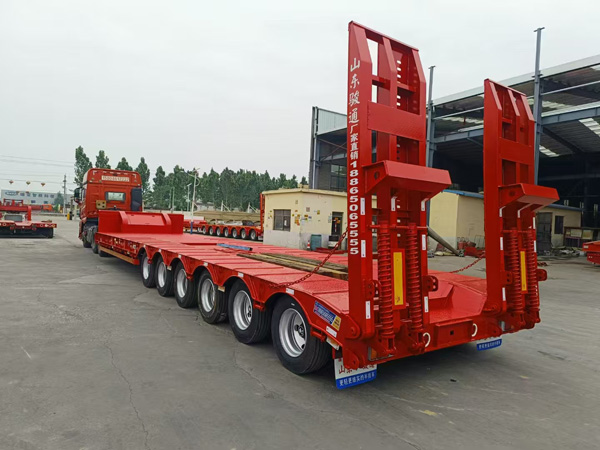 六轴低平板半挂车