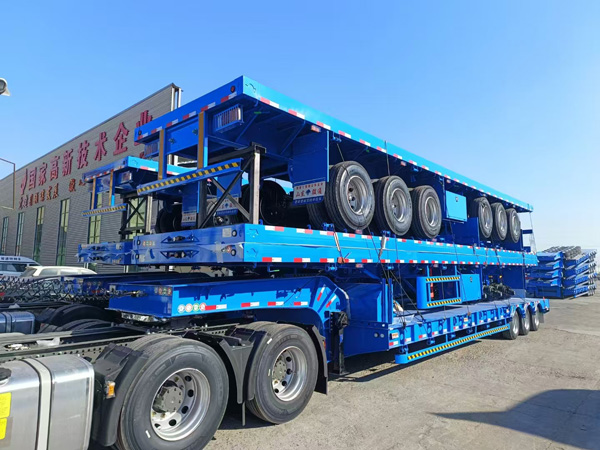 出口平板运输半挂车